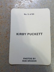 Kirby Puckett Minnesota Twins Rob Broder #5 of 50 Oddball NM