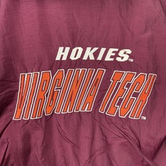 Vintage Virginia Tech Hokies Logo 7 Jacket Adult XL Puffer 90s Korea
