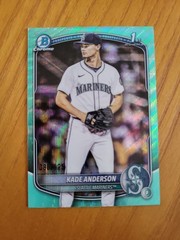 2025 Bowman Draft KADE ANDERSON Aqua /125 Mariners Baseball Card #BDC-3