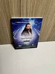 2025 Topps WWE Drew McIntyre Triple Relic Event Used Card /10!