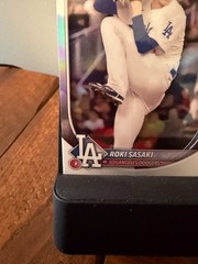 2025 Bowman Chrome – Roki Sasaki Red Rookie Variation #12 – Dodgers