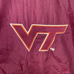Vintage Virginia Tech Hokies Logo 7 Jacket Adult XL Puffer 90s Korea