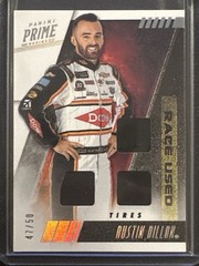 2019 Panini Prime Austin Dillon Triple Tire Relic #47/50 NASCAR RCR Dow