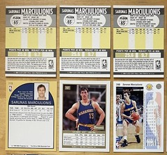 Sarunas Marciulionis Lot Of 22 With Many Rookies, 1st Edition, & Insert NM-MT
