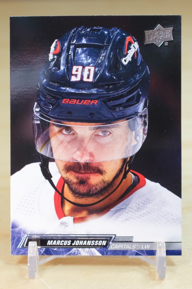 2022-23 Upper Deck Ext Base #649 Marcus Johansson – Washington Capitals