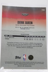 Derik Queen Rookie 2025-26 Topps Signature Class #110 New Orleans Pelicans