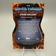 NEW 2026 Bowman Chrome #PC-20 Ethan Holliday – Power Chords Die-Cut | Rockies