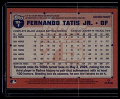 2026 Topps #91R-FTJ Tatis Jr. 1991 Topps Baseball 35th Anniversary Relics