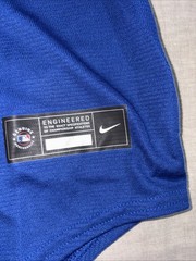 Nike Men&rsquo;s MLB Los Angeles Dodgers Jersey Blue Script Logo Button Up Sz L