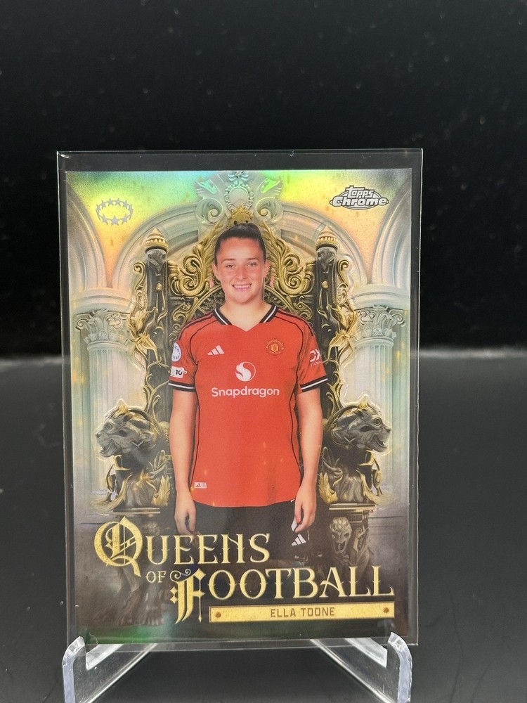 2025-26 Topps Chrome Women&rsquo;s Champions League ella Toone Queens Of Football