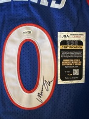 MAURICE CHEEKS Sixers #10 HOF Throwback JSA COA Proof Signed Autographed Jersey