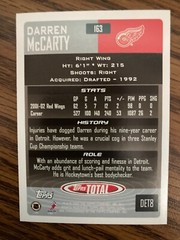 2002-03 Topps Total #163 Darren McCarty Detroit Red Wings NrMt