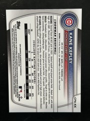 2025 Bowman Draft Kane Kepley 1st True Yellow Auto /75 Chicago Cubs #CPA-KK