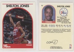 1989-90 NBA Hoops Shelton Jones #51 Rookie RC 0c07