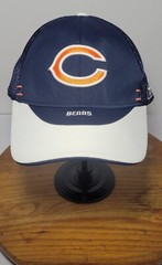 Reebok NFL Mens Chicago Bears Navy Blue Orange and White Cap One Size Fits All