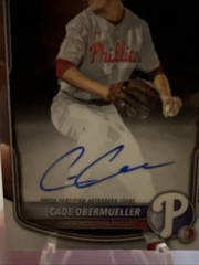 2025 Bowman Draft Cade Obermueller Auto 1ST Phillies #CPA-CO