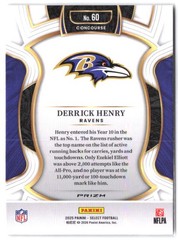 Derrick Henry Black and Gold Prizm Shock Select 2025 Panini Select #60