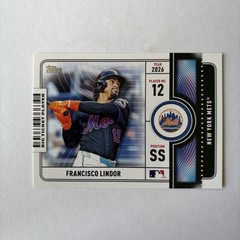 2026 Topps Series 1 – Big Ticket Players Francisco Lindor #BTP-10