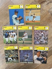 1977 Sportscaster MLB star lot of 8: Miracle Mets, Sandy Koufax, Tom Seaver
