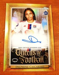 2022-23 Topps Chrome UEFA Women&rsquo;s DELPHINE CASCARINO *SP Autograph Rookie Card