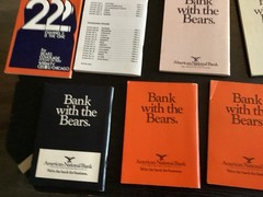 Lot of (11) Chicago Bears Official media guides 1970 To 1979 Butkus Sayers -Cool