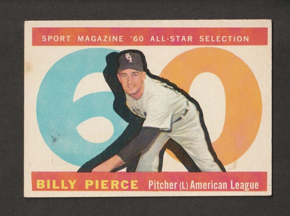 1960 TOPPS BILLY PIERCE ALL STAR #571 – HIGH # – EX+ (1270)