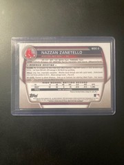 2023 Bowman Draft Chrome Nazzan Zanetello 1st Purple Refractor Rookie RC #BDC-3