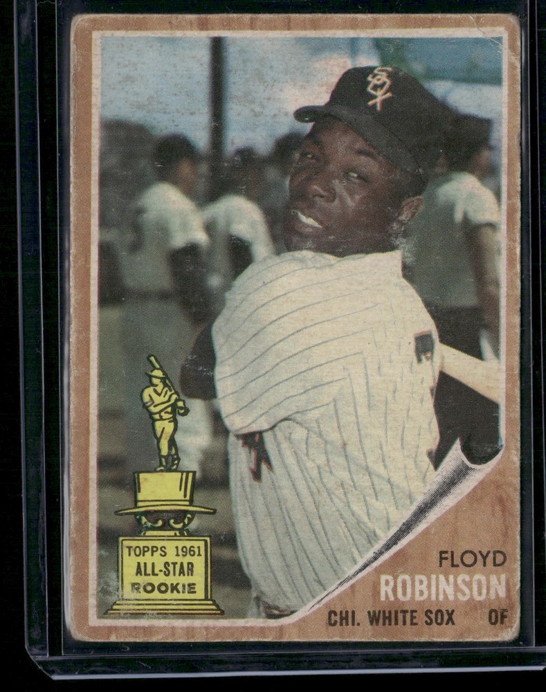 1962 Topps FLOYD ROBINSON #454 All Star Rookie Cup