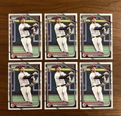 2024 Bowman Draft Paper Tytus Cissell Arizona Diamondbacks #BD-157 6 Card Lot