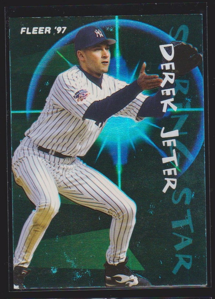 1997 FLEER SOARING STARS GLOWING REAL #5 DEREK JETER YANKEES SSP