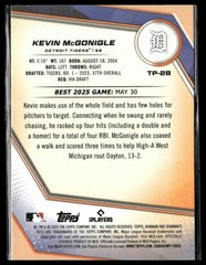 2025 Bowman&rsquo;s Best #TP-28 Kevin McGonigle Aqua Lava Refractors #/199 (i23242)