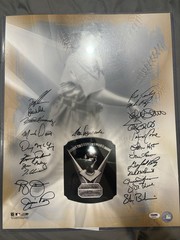 CY Young Award Winners Autographed 16×20 Photo – PSA/DNA LOA (23 Signatures)