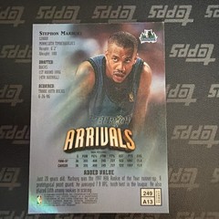 1997-98 Topps Finest – Common Bronze Stephon Marbury #249 Refractor