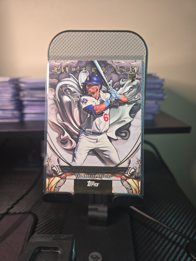 2025 Topps Inception Dalton Rushing #101 Rookie SP Los Angeles Dodgers