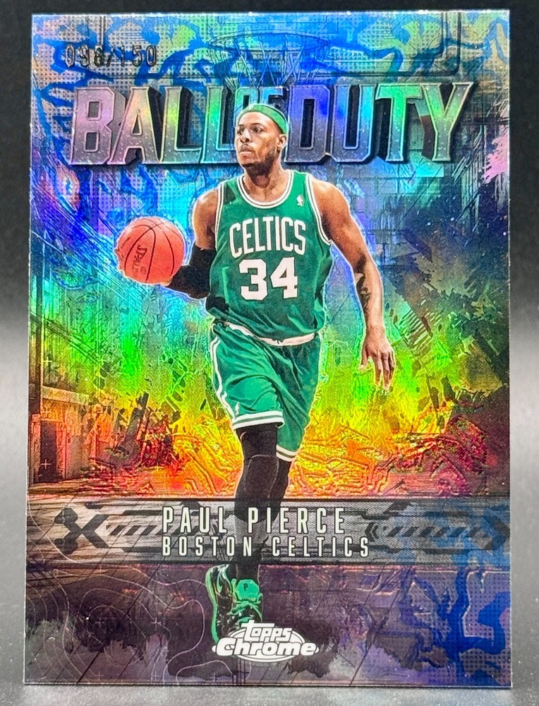 2025-26 Topps Chrome – #/150 Ball of Duty Paul Pierce #BD-19 Refractor 98/150