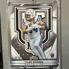 2025 Topps Chrome Black Tyler Warren White 08/10🔥🔥🧨🧨☢️☢️☢️