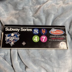 NEW YORK YANKEES and Mets Baseball 2000 Subway World Series Truck display NIB