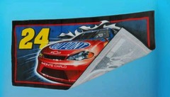 LARGE 60&Prime; X 30&Prime; VINTAGE JEFF GORDON #24 BEACH/BATH TOWEL, NEW