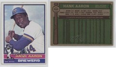 1976 Topps Hank Aaron #550 HOF 4y8