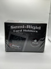 BCW Semi-Rigid Card Holders #2 Box with 4 Packs of 50 Sleeves, 200 Total