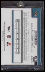 2025 Topps Chrome #332 Travis Hunter Black Wave Refractor #/10