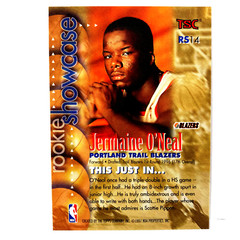 Jermaine O&rsquo;Neal 1996-97 Topps Stadium Club Rookie Showcase Hologram #14 NBA
