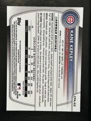2025 Bowman Draft Kane Kepley 1st Green Lava Auto /99 Cubs #CPA-KK