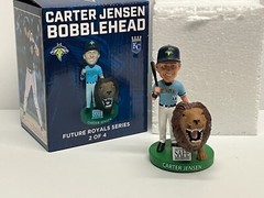 Carter Jensen Columbia Fireflies / Kansas City Royals Bobble SGA Bobblehead NEW