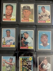 1961 Topps Set Builder Lot(80) Hank Aaron Willie Mays Sandy Koufax Musial Hi# Sp