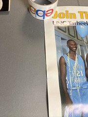 Rare Vintage 1993 UNC Tarheel Basketball NCAA Smokey Forestry Poster 18X24