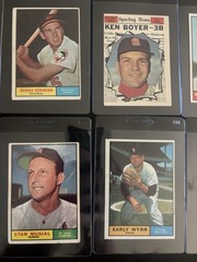 1961 Topps Set Builder Lot(80) Hank Aaron Willie Mays Sandy Koufax Musial Hi# Sp