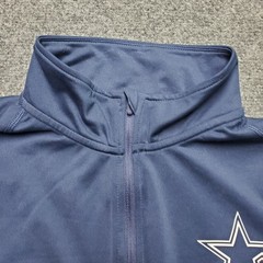 Nike Dallas Cowboys Womens Quarter Zip Pullover Jacket Medium M Navy Dri Fit NFL
