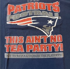 Vintage 1994 Patriots NFL tee – navy and red NFL Size Large