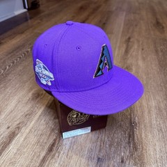 New Era Arizona Diamondbacks Hat 59Fifty 7 Purple Teal Pink Blue Pop Sweat Patch